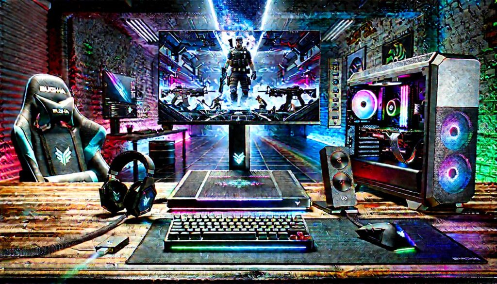 Learn how to install the Bugha Exclusive LED Gaming Monitor Riser w/ USB Hub, set up drivers, and enhance your gaming setup with RGB lighting.